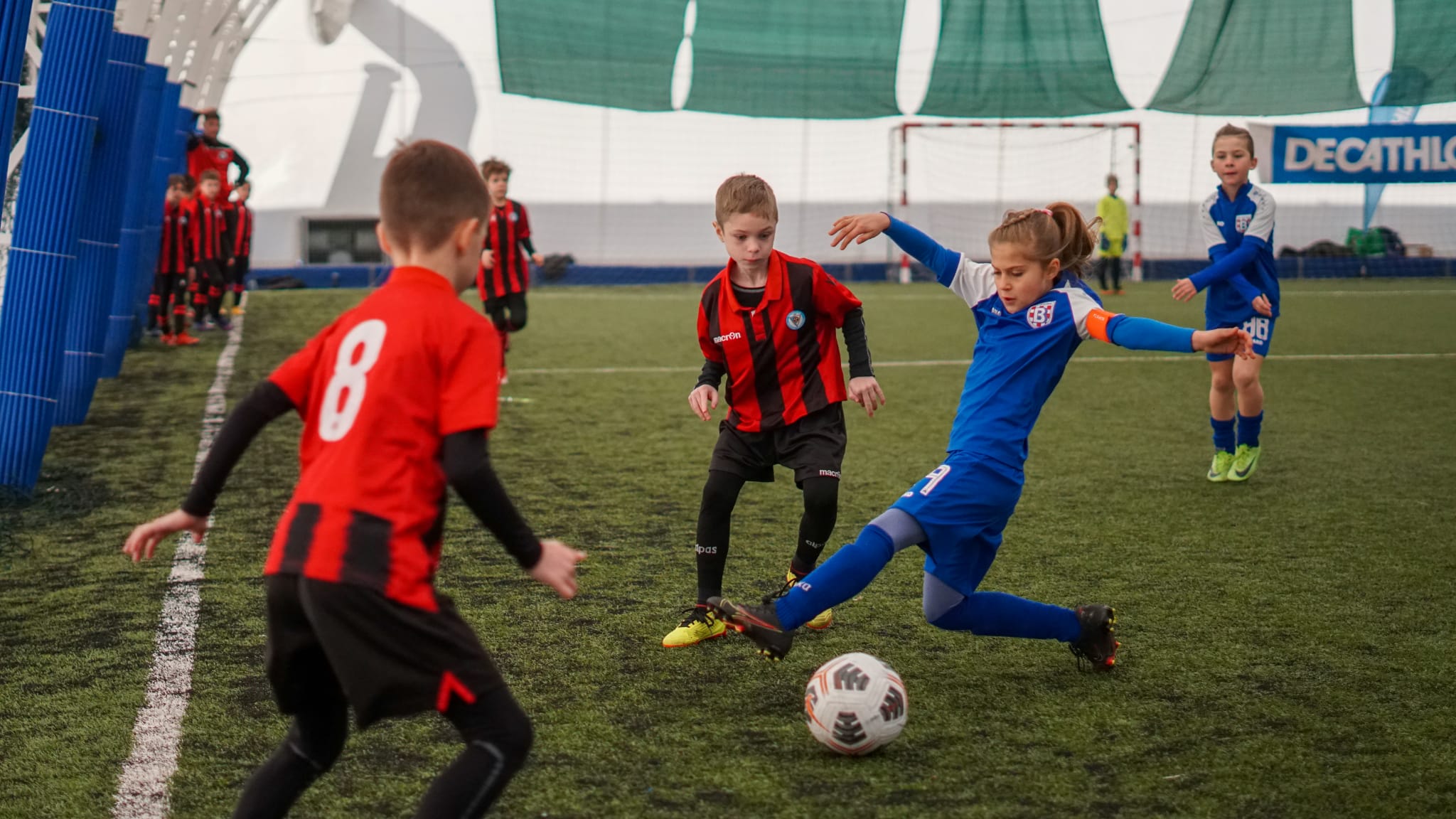 Prstići NK Bistre igraju nogomet protiv svojih suparnika