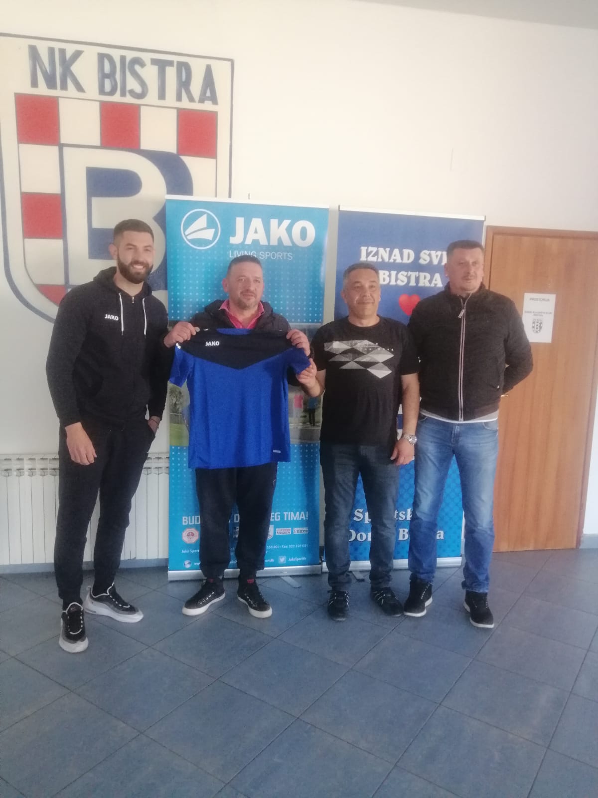 NK Bistra prezentira dres "Jako" opreme